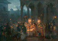 Pictura zilei „Slujba Învierii la Stavropoleos” de Theodor Aman