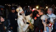 Lumina Sfântă a venit pe mare IPS Teodosie a oficiat slujba de Înviere la Catedrala Arhiepiscopală