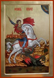 Biserica „Sfântul Gheorghe”, pictată de Nicolae Tonitza, își serbează hramul