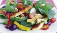 ecuisine.ro    Salata de nuci acaju si branza halloumi