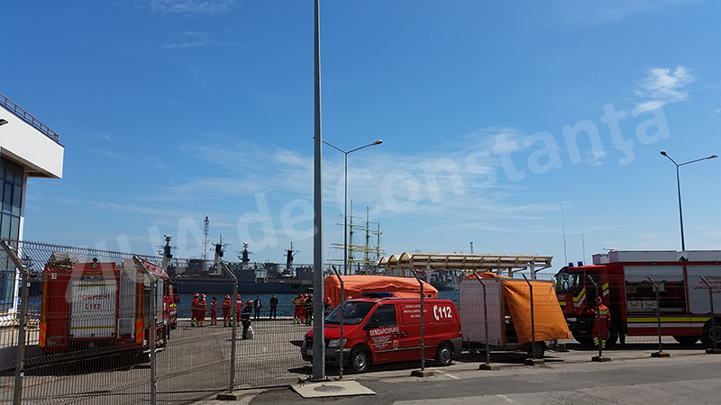 exercitiu de salvare de amploare in zona portului tomis si a danei 0 545253