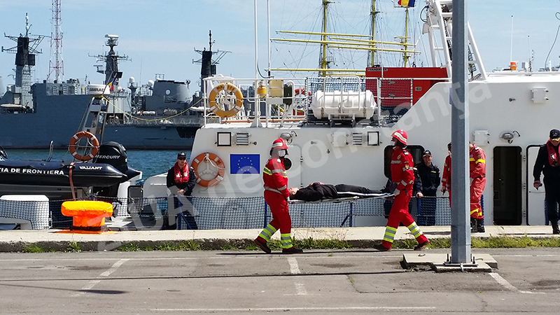 exercitiu de salvare de amploare in zona portului tomis si a danei 0 545253