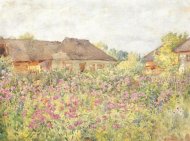 Pictura zilei „Câmp cu flori” de Nicolae Grant