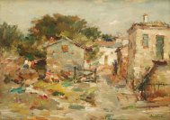 Pictura zilei „Peisaj cu case” de Adam Bălţatu