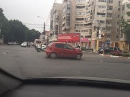 Incident rutier în zona Capitol