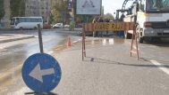 Strada Lahovari, blocată pe tronsonul bulevardul Mamaia-strada Călăraşi
