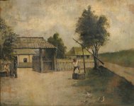 Pictura zilei „Peisaj rural” de Ludovic Basarab 