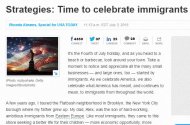 USA Today Strategies - Time to celebrate immigrants   