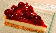 ecuisine.ro  Tort cu brânză şi cireşe