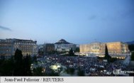 Manifestații împotriva austerității pe străzile Atenei