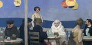 Pictura zilei „Seară albastră” de Edward Hopper