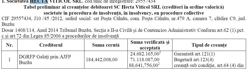 caracatita murfatlar 250 milioane euro datorii la stat galerie foto 559285 caracatita murfatlar 250 milioane euro datorii la stat galerie foto 559285