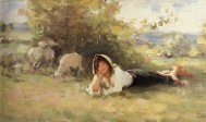 Pictura zilei „Păstoriţă” de Nicolae Grigorescu