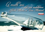 La mulți ani celor care sărbătoresc sfânta Maria și Ziua Marinei! 
