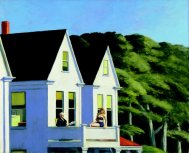 Pictura zilei „Soare la balcon” de Edward Hopper