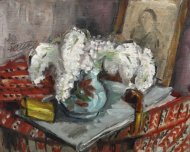 Pictura zilei „Natură statică cu liliac alb şi pipă” de Theodor Pallady  