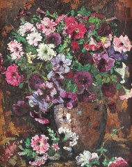 Pictura zilei „Petunii” de Octav Băncilă