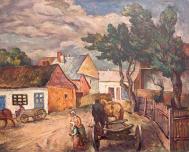 Pictura zilei „La sat” de Adam Bălţatu