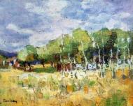 Pictura zilei „După ploaie la Moinești” de Ştefan Luchian