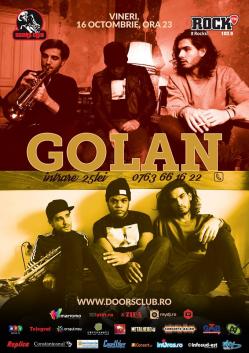 Studio session cu trupa Golan, în Doors Club