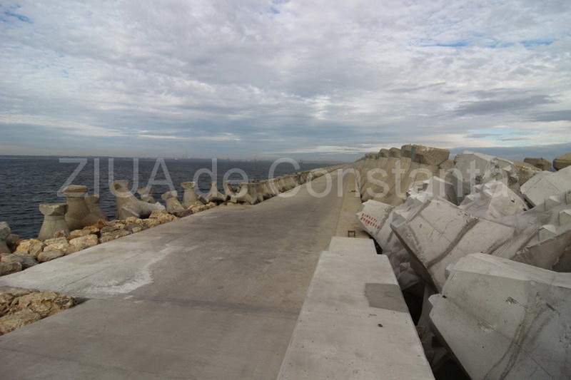 fotoreportaj imagini superbe cu extinderea digului de larg din portul constanta 571953