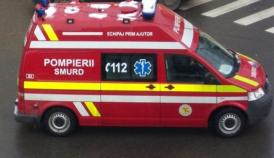 Explozie într-un bloc din municipiul Huşi. O femeie a fost grav rănită