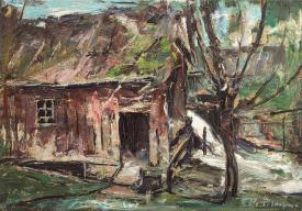 Pictura zilei „Casa morarului” de Gheorghe Petrașcu