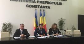 Şedinţă comună cu primarii, la Prefectura Constanţa Constantin Ion a cerut ajutor de la Corpul de Control al premierului