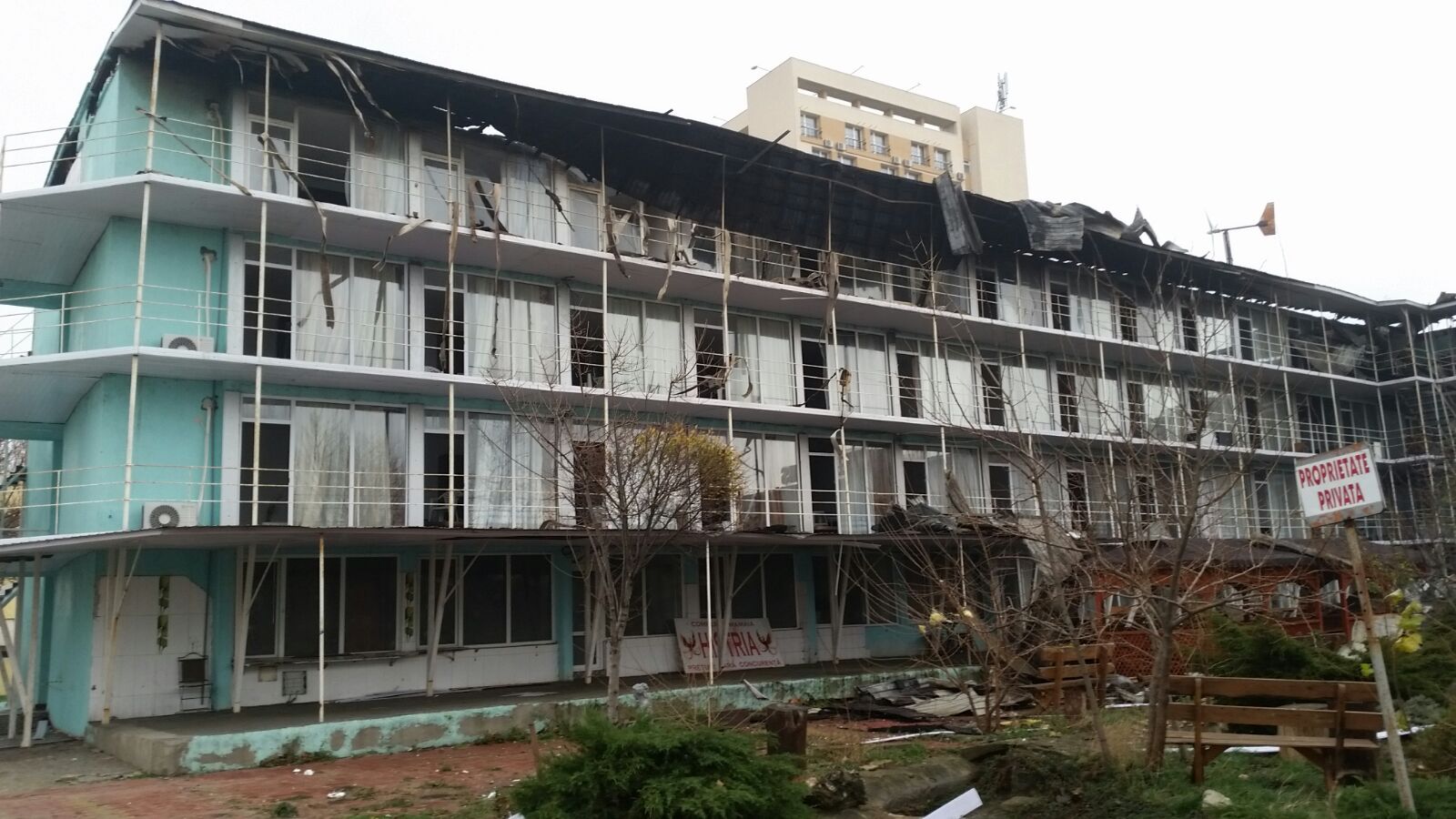 hotelul histria a ars astazi asta este tot ce a mai ramas din cladire galerie foto 573779 hotelul histria a ars astazi asta este tot ce a mai ramas din cladire galerie foto 573779
