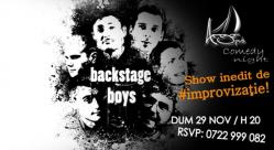 Trupa de improvizaţie Backstage Boys face show la Constanţa 
