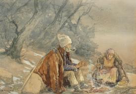 Pictura zilei „Poveste de iarnă” de Ignat Bednarik