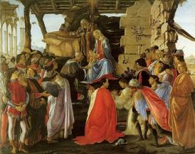 Pictura zilei „Adoraţia magilor” de Sandro Botticelli 