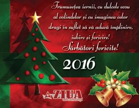 Cu ocazia Sfintelor Sărbători ale Crăciunului 2015 și ale Anului Nou 2016 urare de la ZIUA de Constanţa