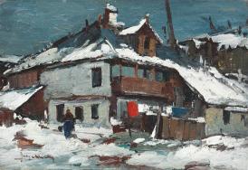 Pictura zilei „Iarnă” de Jean Cheller