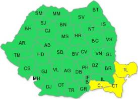 Gerul Bobotezei devine ploaia Bobotezei Atenţionare Cod Galben de ploi la Constanţa