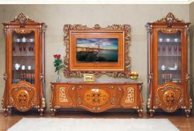 Rolul unui set de TV Plasma din lemn masiv in amenajarea sufrageriei