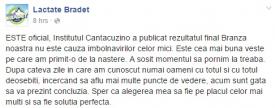 Patronul Brădet, reacție după concluziile Institutului Cantacuzino