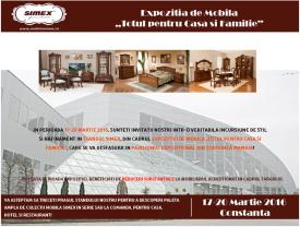 Mobilă Simex va invită la Expoziţia de Mobilă „Totul pentru Casă şi Familie”, 17-20 martie 2016, Constanţa (galerie foto)
