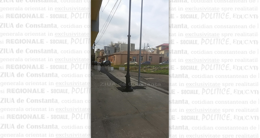 atentie constanteni sta sa cada un stalp la intersectia strazilor mircea cel batran cu dragos voda galerie atentie constanteni sta sa cada un stalp la intersectia strazilor mircea cel batran cu dragos voda galerie