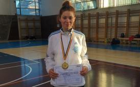 Cristiana Ghiorghiţă, de la CS Marina Constanţa, pe primul loc la Campionatul Național Universitar de Taekwondo WTF 