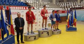 Aur pentru Daniela Hondiu-Poroineanu şi Emanuel Stănescu, de la CS Farul, la Naţionalele de Sambo (galerie foto) 