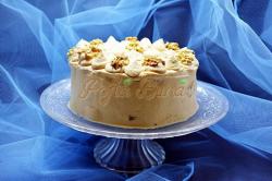 Poftă bună cu Gina Bradea Tort cu blat de nucă şi caramel