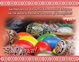 Căldura Sărbătorilor de Paşti să vă aducă lumină în suflete!