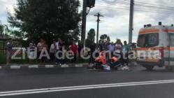 UPDATE.Un biciclist a fost lovit mortal de o maşină, la intrare în localitatea Tuzla (galerie foto+video)     