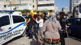 Scandal în piaţa Tomis 3, din Constanţa (galerie foto+video) 