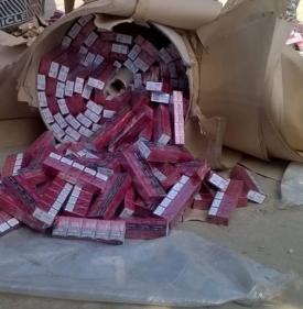 Peste 5.000.000 ţigarete se aflau în tirul descoperit zille trecute de poliţiştii de la Garda de Coastă