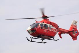 Accident rutier. Un elicopter SMURD se deplasează la Ceamurlia de Sus pentru a salva o persoană!