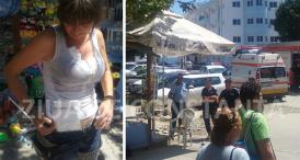 UPDATE. Protestul persoanei care ameninţa că se sinucide, încheiat fără evenimente neplăcute. S-a stropit cu benzină și amenința că își dă foc! (galerie foto+video)     