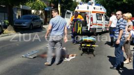 UPDATE3. Exclusiv. Un bărbat a fost lovit de o mașină a ”City Protect”. A murit la spital! (galerie foto+video)              