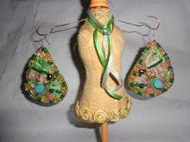 Handmade by Carmen Petrișor Cercei matasosi!